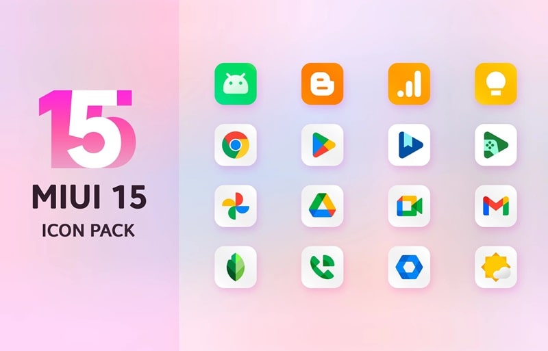 Mi15 Icon Pack - screenshot 4