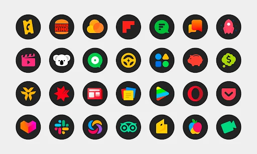 MiDark Icon Pack (Round) - screenshot 2