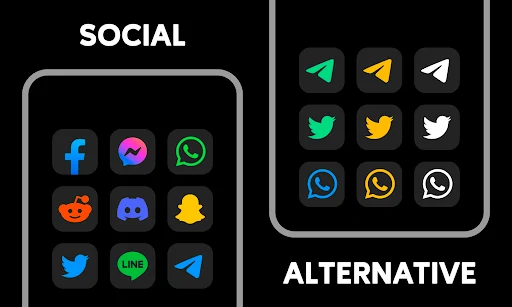 MiDark Icon Pack - screenshot 4
