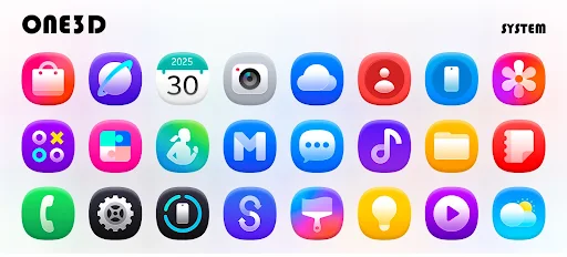 One3D Icon Pack - screenshot 1