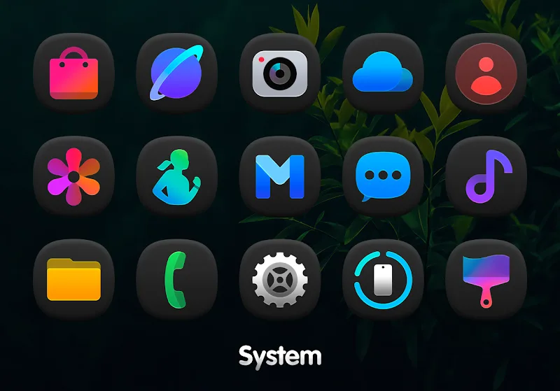 OneDark 3D - Icon Pack - screenshot 5