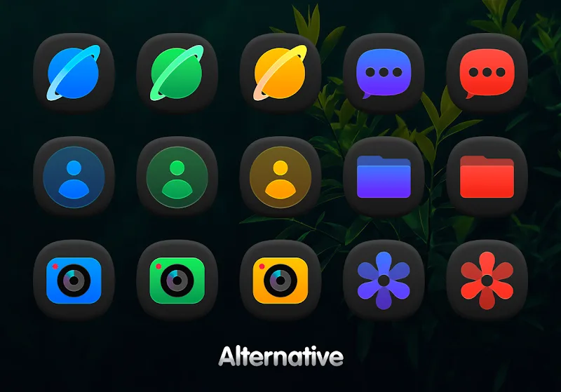 OneDark 3D - Icon Pack - screenshot 6