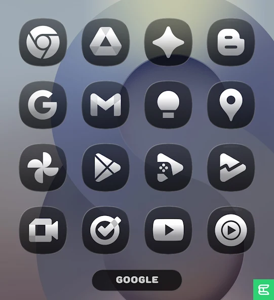 OnePro Dark Icon Pack - screenshot 1