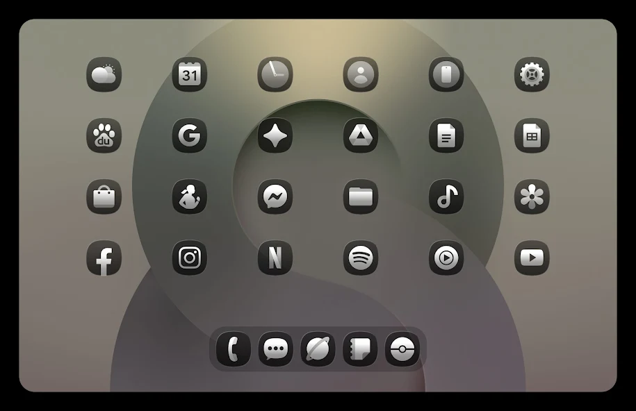 OnePro Dark Icon Pack - screenshot 4