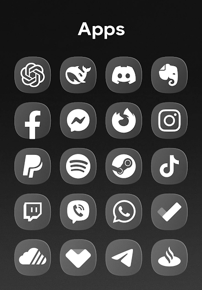 OneGlass 8 Icon Pack - screenshot 7
