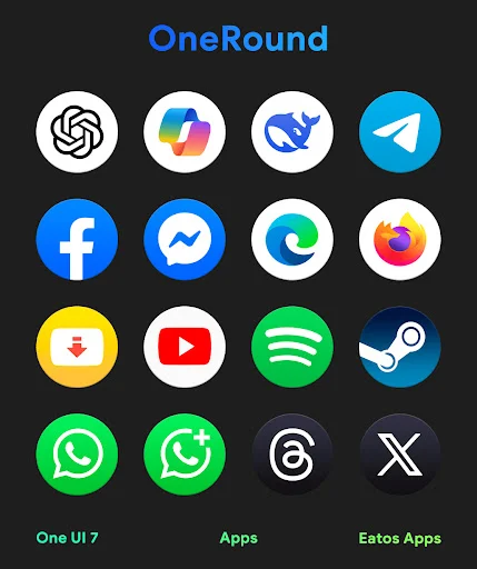 OneRound 7 Icon Pack - screenshot 2