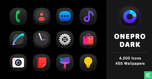 OnePro (Dark) Icon Pack - screenshot 6