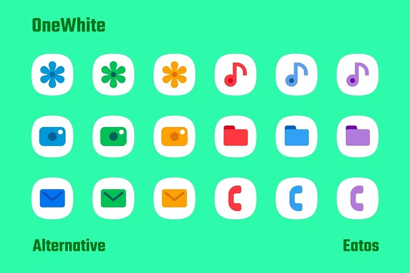 OneWhite Icon Pack - screenshot 1