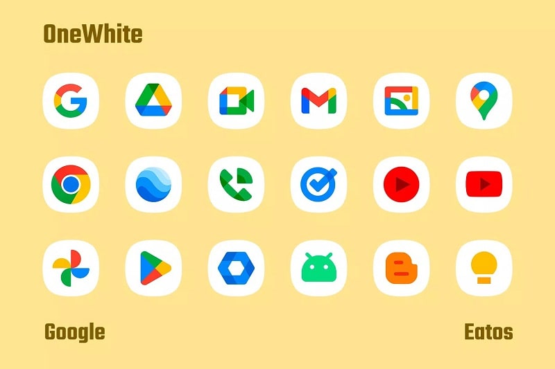 OneWhite Icon Pack - screenshot 2