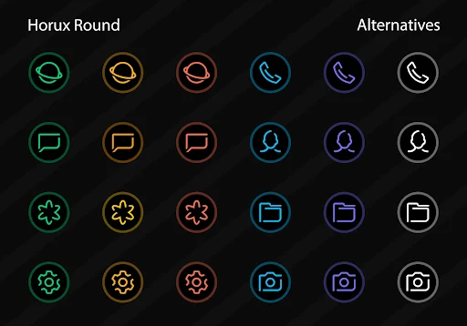 Horux Icon Pack (Round) - screenshot 5