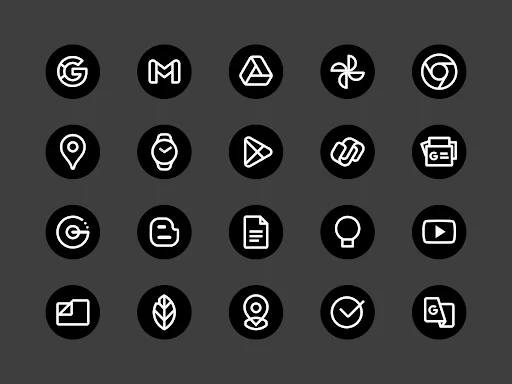 Blaux Icon Pack (Round) - screenshot 2