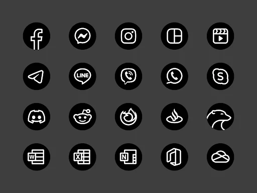 Blaux Icon Pack (Round) - screenshot 3