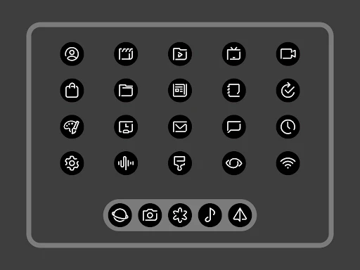 Blaux Icon Pack (Round) - screenshot 4