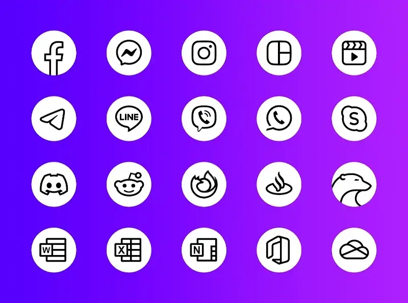 Whiux - Icon Pack (Round) v6.8 APK (Full Version) - screenshot 3