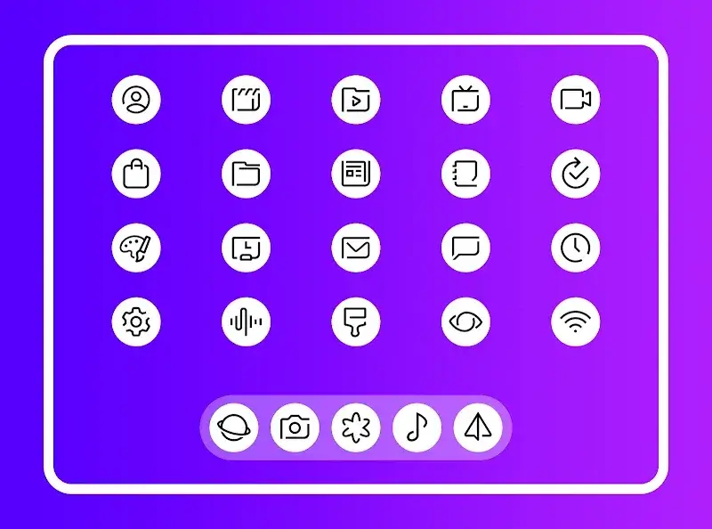 Whiux - Icon Pack (Round) v6.8 APK (Full Version) - screenshot 4
