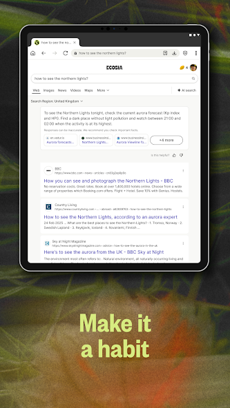 Ecosia Trees & Privacy APK 144.0.7559.90.22 for Android - screenshot 6