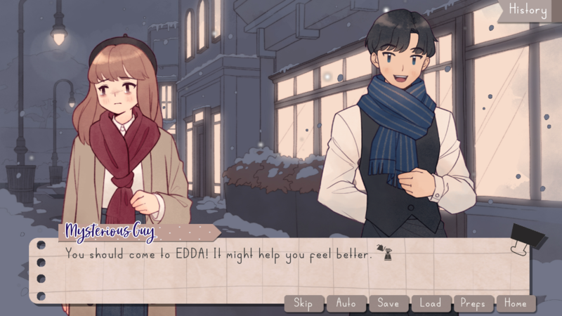 EDDA Cafe Visual Novel - screenshot 2