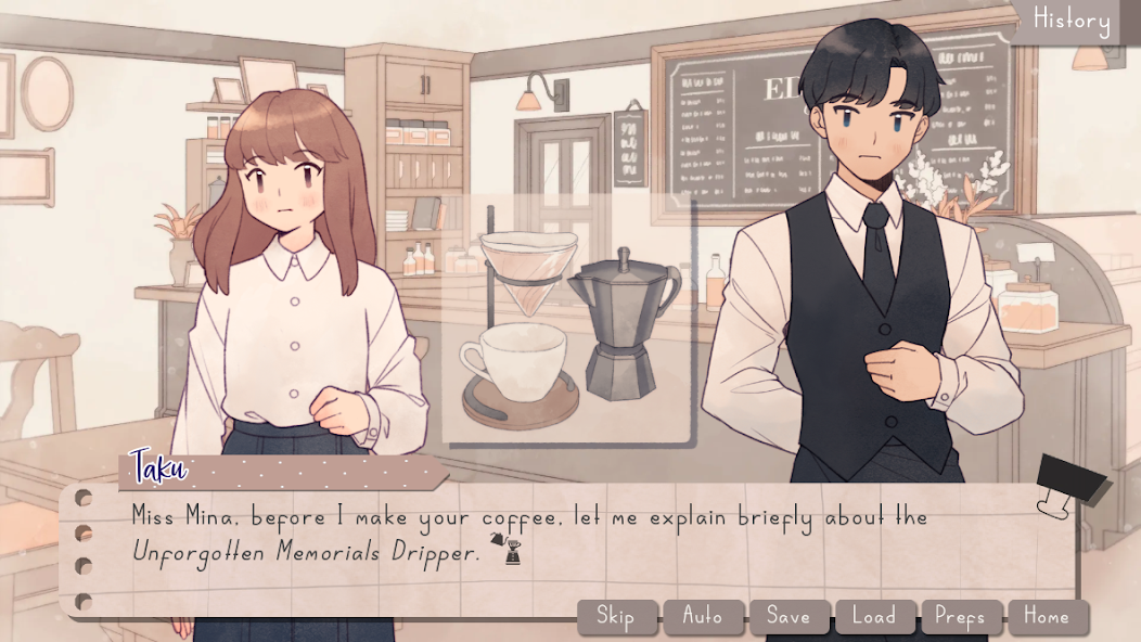 EDDA Cafe Visual Novel - screenshot 4