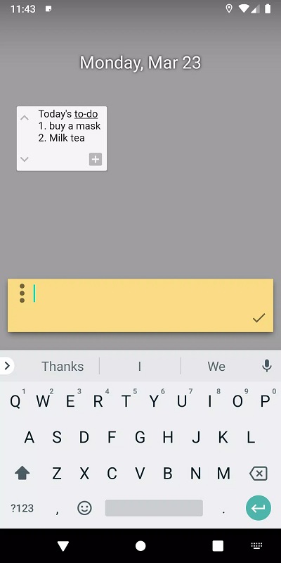 Floaty for Sticky Notes APK - screenshot 1