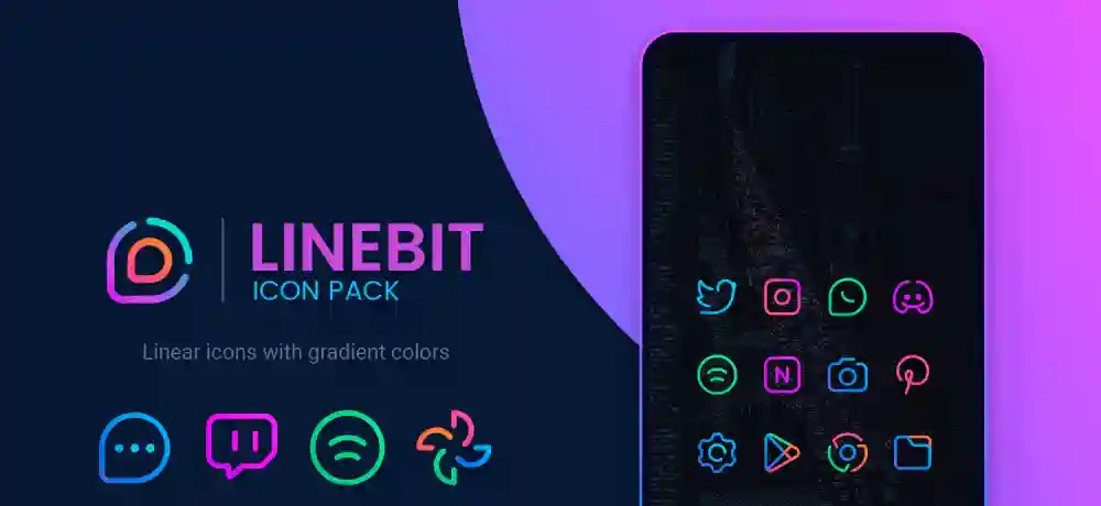 Linebit – Icon Pack - app icon