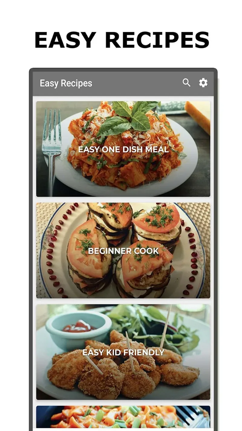 Easy Recipes Cookbook App - screenshot 1