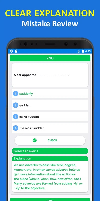 English Grammar Learn & Test APK - screenshot 1