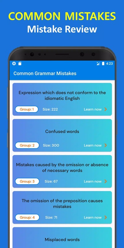 English Grammar Learn & Test APK - screenshot 4