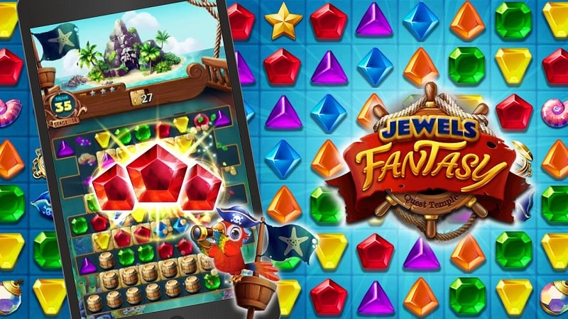 Jewels Fantasy Quest Temple APK - app icon