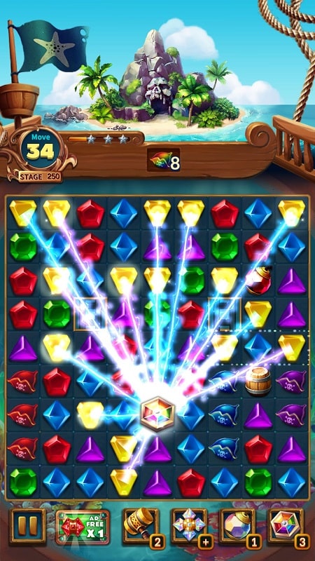 Jewels Fantasy Quest Temple APK - screenshot 1