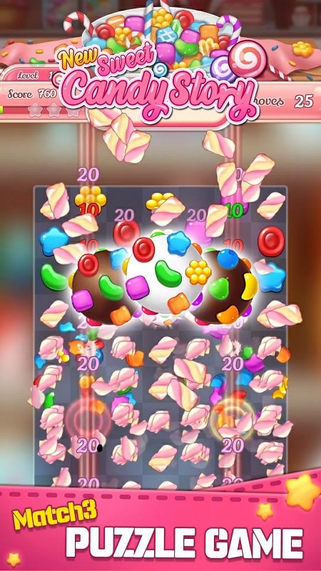 New Sweet Candy Story Puzzle APK - screenshot 1