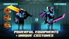 Cyber Fighters: Stickman Cyberpunk Impact Fighting - screenshot 1