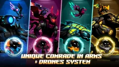 Cyber Fighters: Stickman Cyberpunk Impact Fighting - screenshot 2