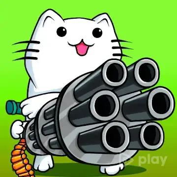 Cat shoot war: offline games MOD APK icon