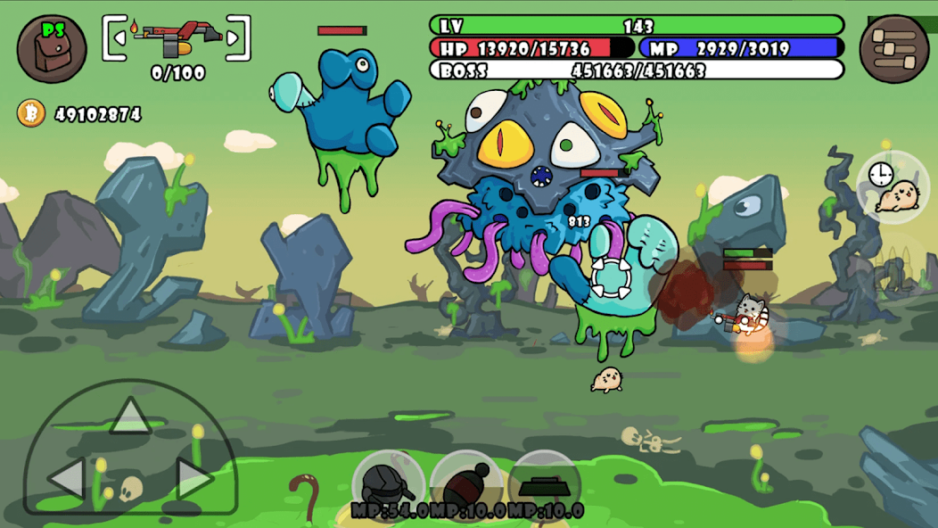 Cat shoot war: offline games - screenshot 16