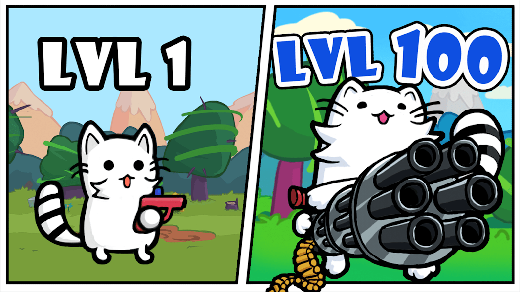 Cat shoot war: offline games - screenshot 17