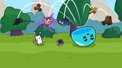 Cat shoot war: offline games - screenshot 2
