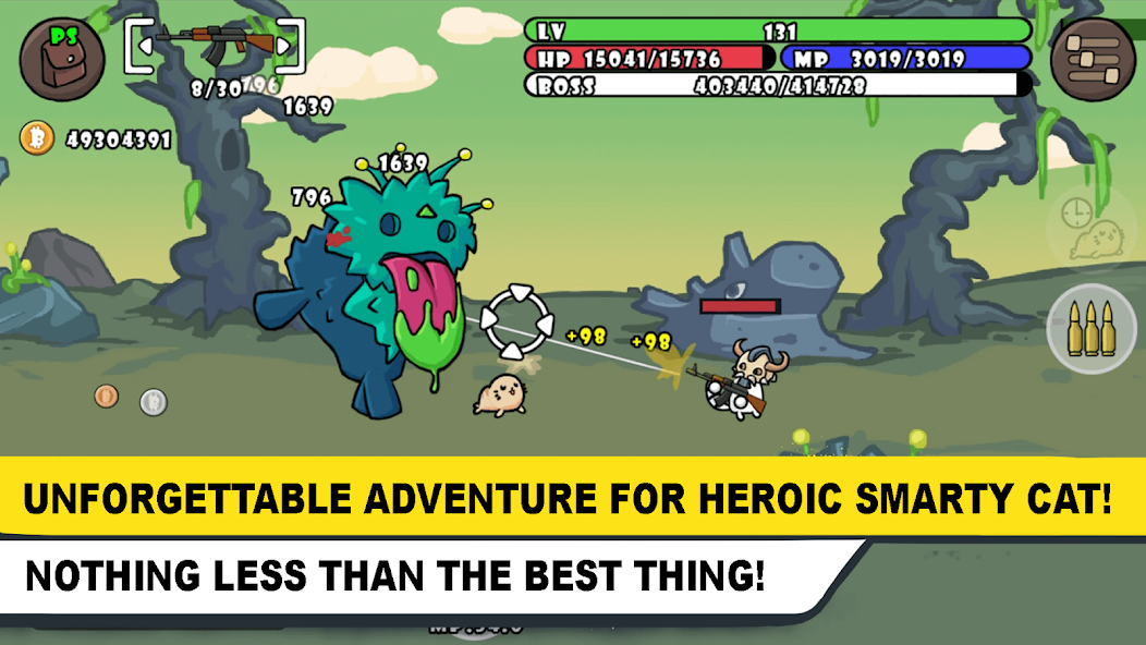 Cat shoot war: offline games - screenshot 20