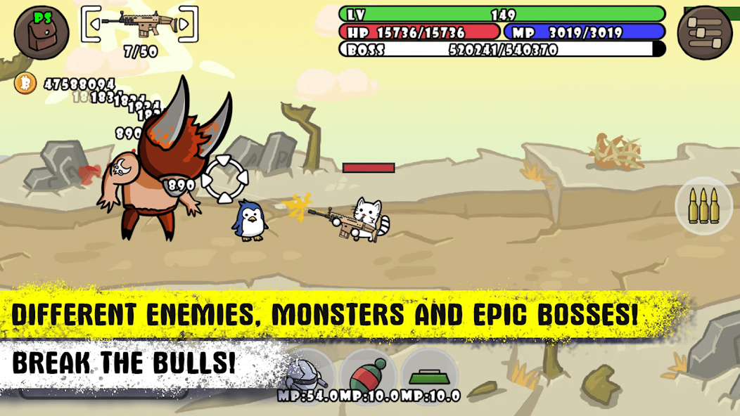 Cat shoot war: offline games - screenshot 21