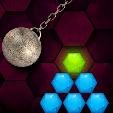 HEXASMASH • Wrecking Ball Physics Puzzle MOD APK icon