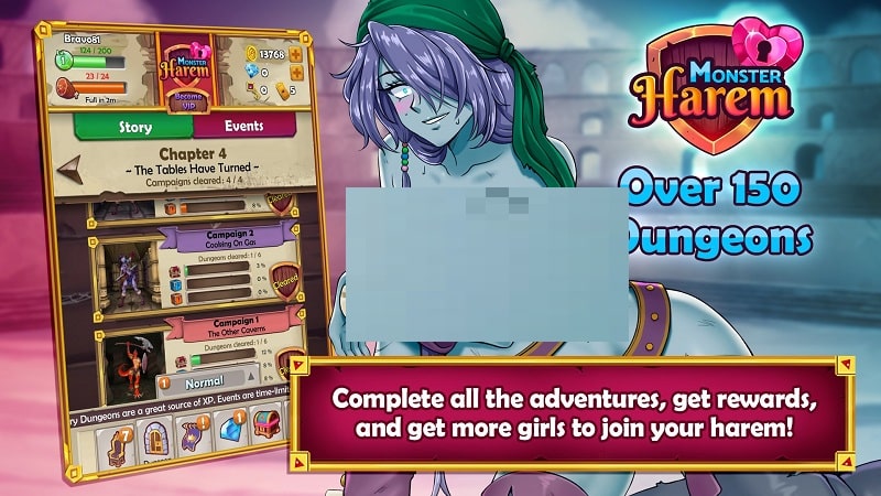 Monster Harem APK - screenshot 4