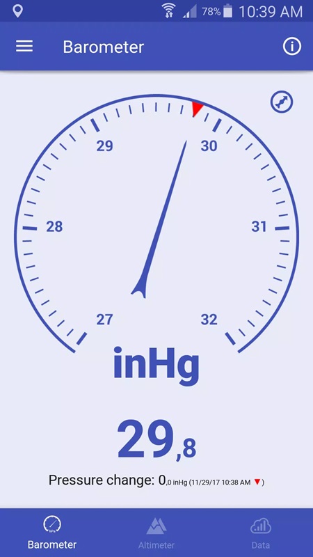 Barometer &amp; Altimeter APK - screenshot 2