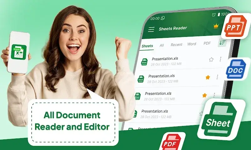 Sheets Reader - screenshot 1