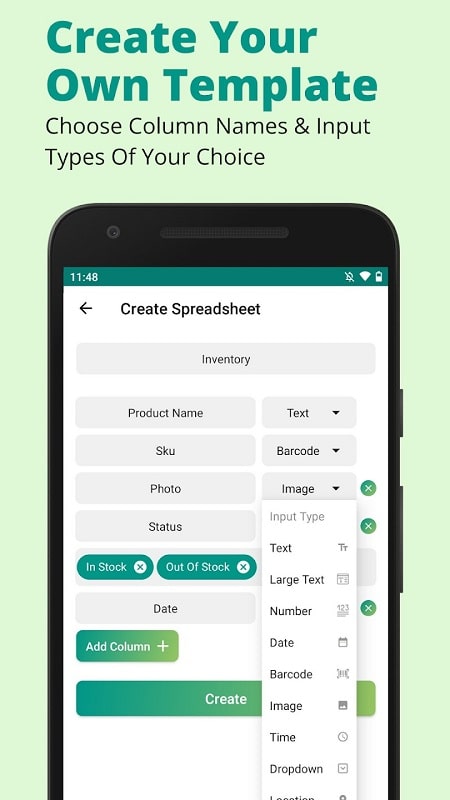 Excel Spreadsheet APK - screenshot 4