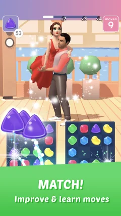 Dancing Diaries: Match 3 Story - screenshot 4