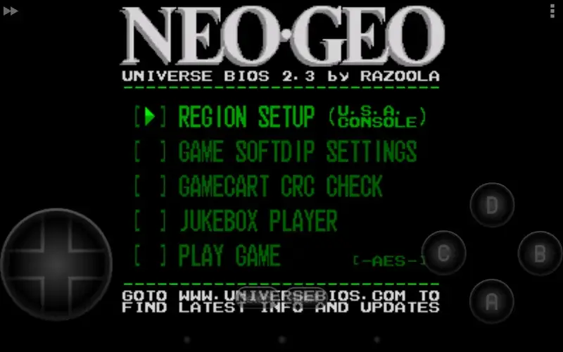 NEO.emu - screenshot 4