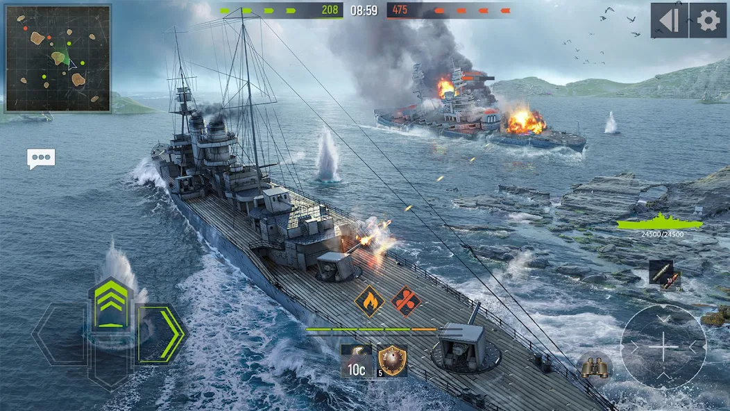 Navy War: Modern Battleship - screenshot 1