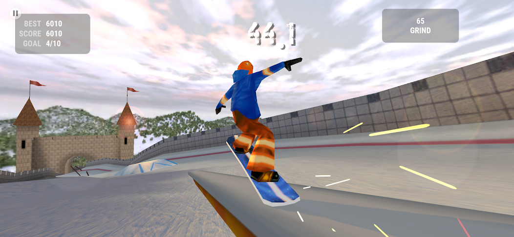 Crazy Snowboard Pro - screenshot 1
