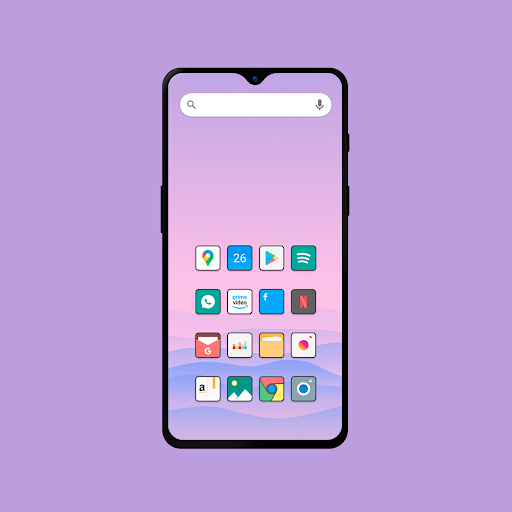 Flat Square Icon Pack - screenshot 1
