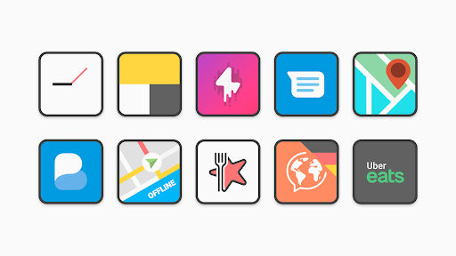 Flat Square Icon Pack - screenshot 4