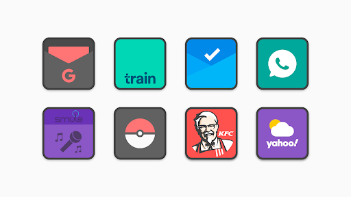 Flat Square Icon Pack - screenshot 6